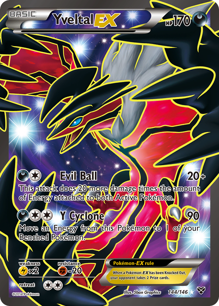 Yveltal EX (144/146) [XY: Base Set] | Deep Dive Games St. Marys