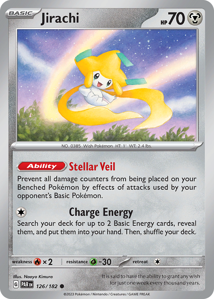 Jirachi (126/182) [Scarlet & Violet: Paradox Rift] | Deep Dive Games St. Marys