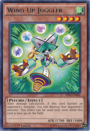 Wind-Up Juggler [BP03-EN086] Rare | Deep Dive Games St. Marys