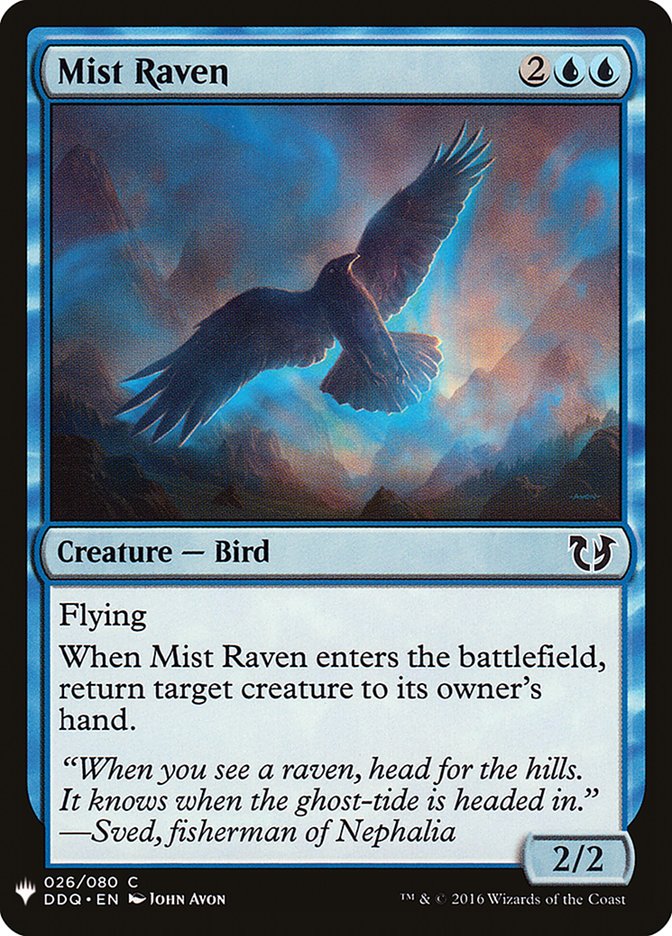 Mist Raven [Mystery Booster] | Deep Dive Games St. Marys
