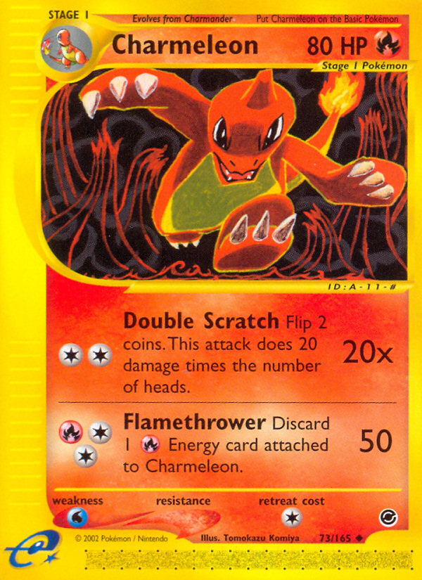 Charmeleon (73/165) [Expedition: Base Set] | Deep Dive Games St. Marys