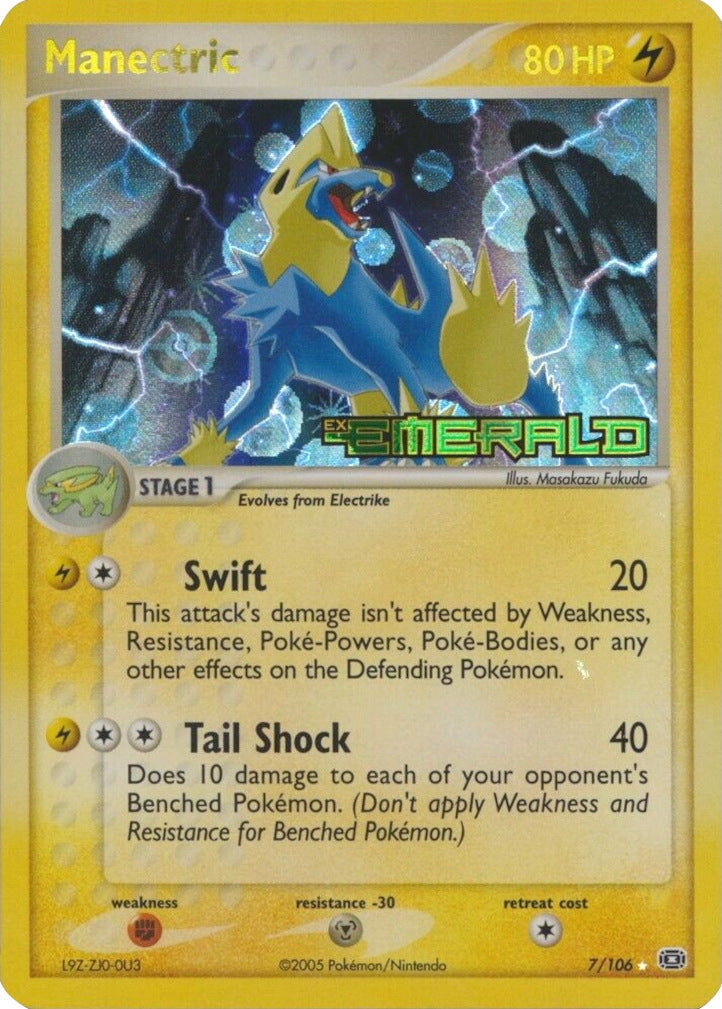 Manectric (7/106) (Stamped) [EX: Emerald] | Deep Dive Games St. Marys