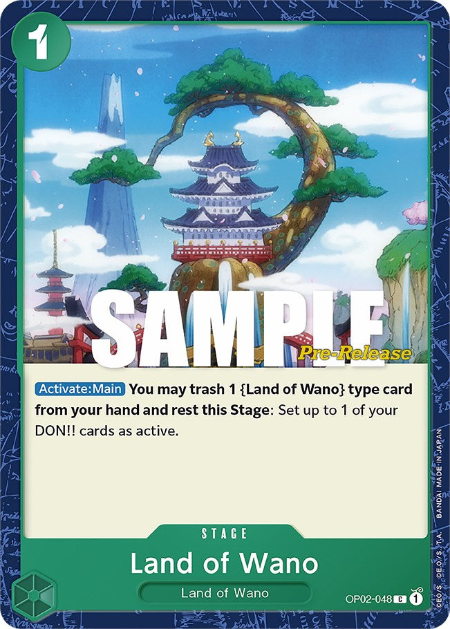 Land of Wano [Paramount War Pre-Release Cards] | Deep Dive Games St. Marys