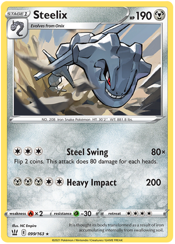 Steelix (099/163) [Sword & Shield: Battle Styles] | Deep Dive Games St. Marys