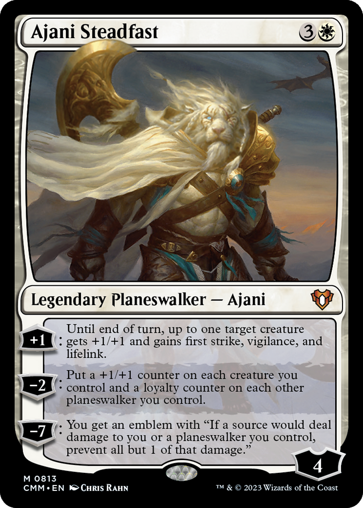 Ajani Steadfast [Commander Masters] | Deep Dive Games St. Marys