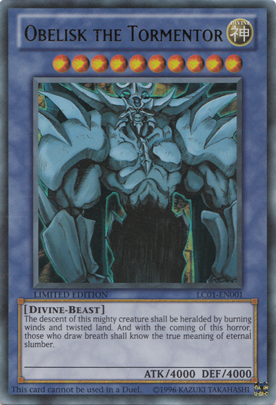 Obelisk the Tormentor [LC01-EN001] Ultra Rare | Deep Dive Games St. Marys