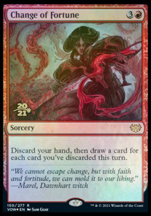 Change of Fortune [Innistrad: Crimson Vow Prerelease Promos] | Deep Dive Games St. Marys