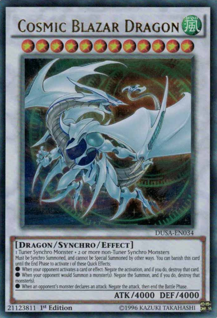 Cosmic Blazar Dragon [DUSA-EN034] Ultra Rare | Deep Dive Games St. Marys