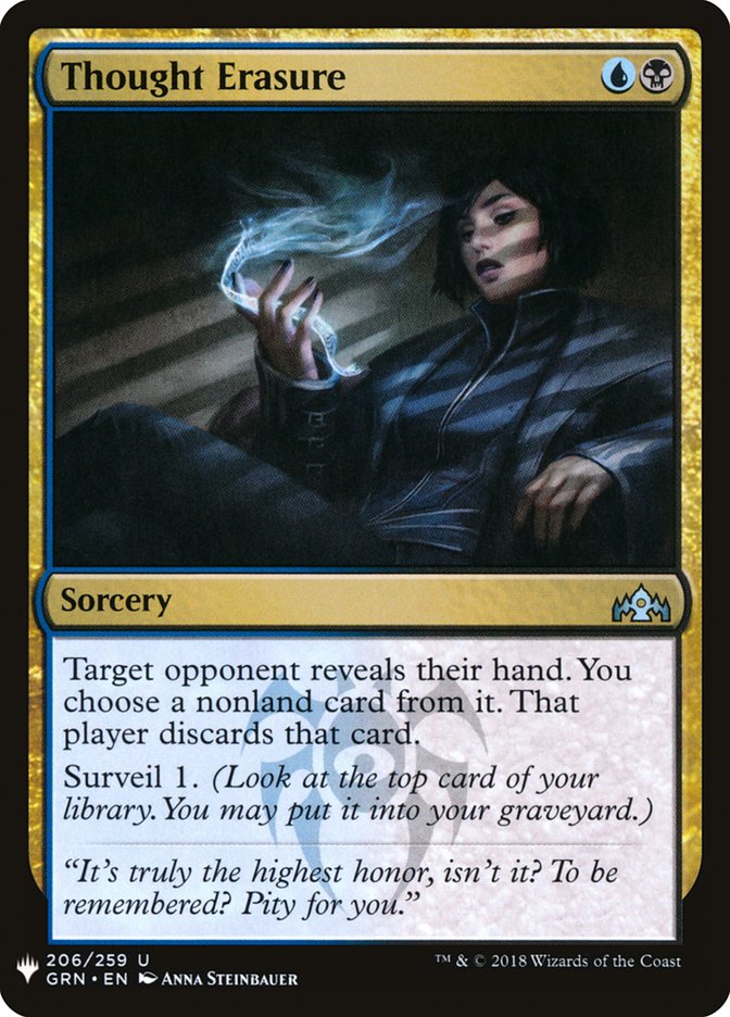 Thought Erasure [Mystery Booster] | Deep Dive Games St. Marys