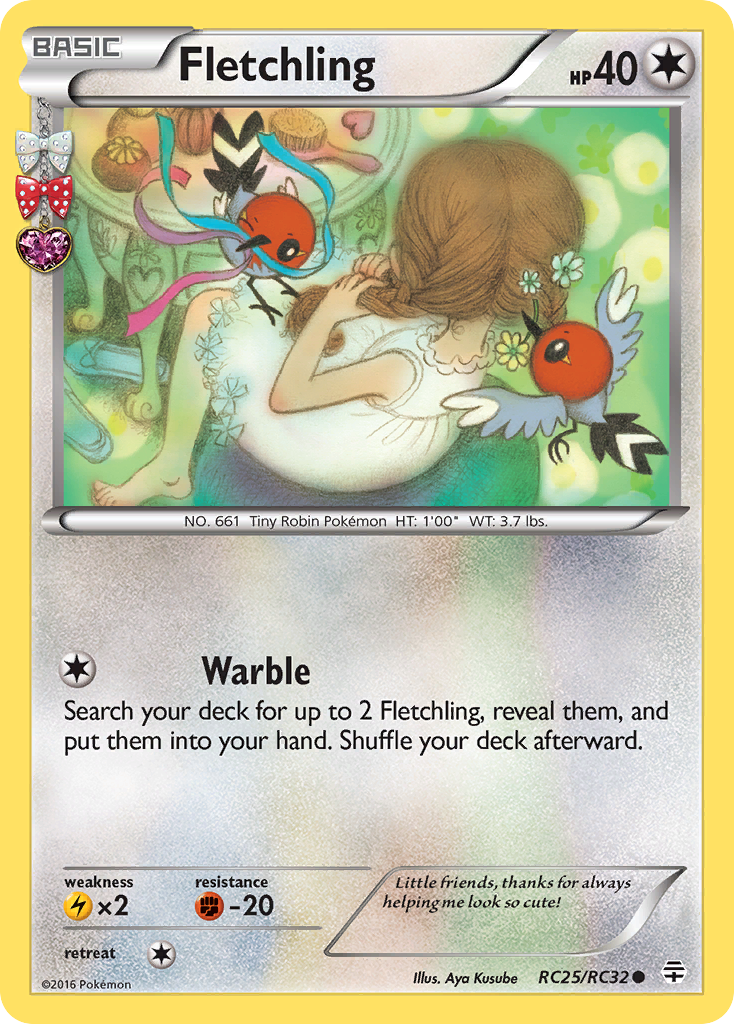 Fletchling (RC25/RC32) [XY: Generations] | Deep Dive Games St. Marys