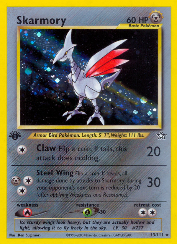 Skarmory (13/111) [Neo Genesis 1st Edition] | Deep Dive Games St. Marys