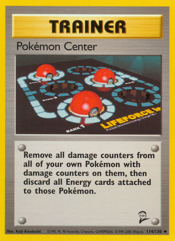 Pokemon Center (114/130) [Base Set 2] | Deep Dive Games St. Marys