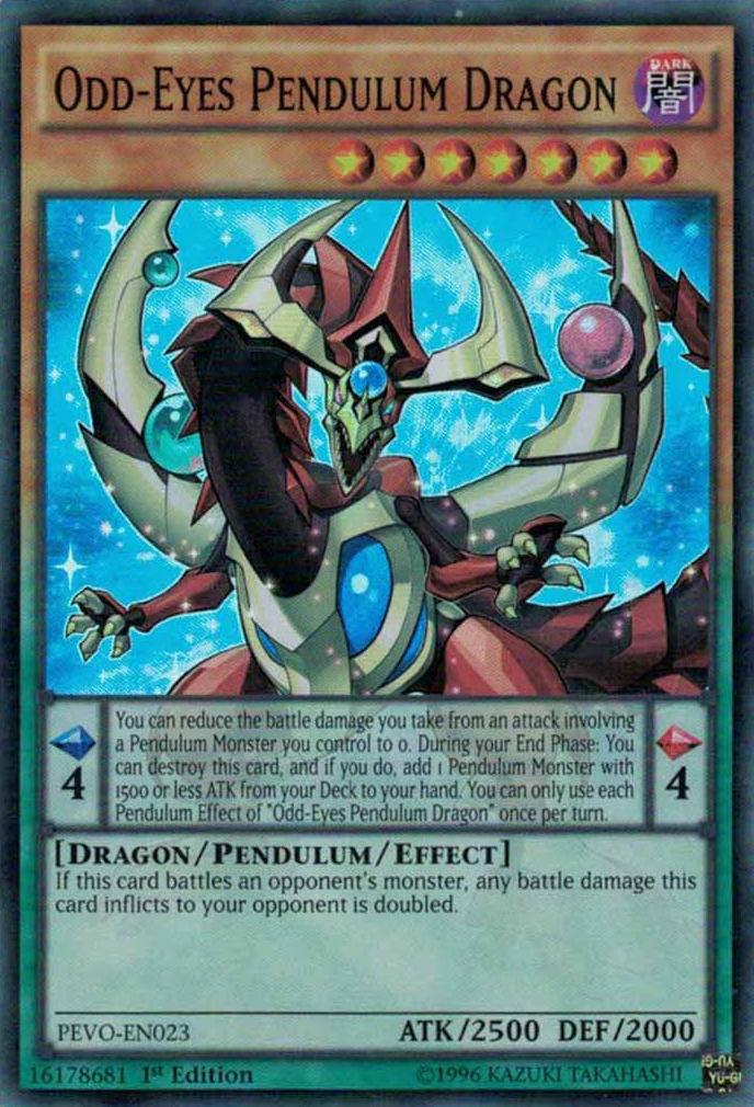 Odd-Eyes Pendulum Dragon [PEVO-EN023] Super Rare | Deep Dive Games St. Marys