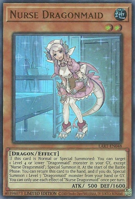 Nurse Dragonmaid [LART-EN048] Ultra Rare | Deep Dive Games St. Marys