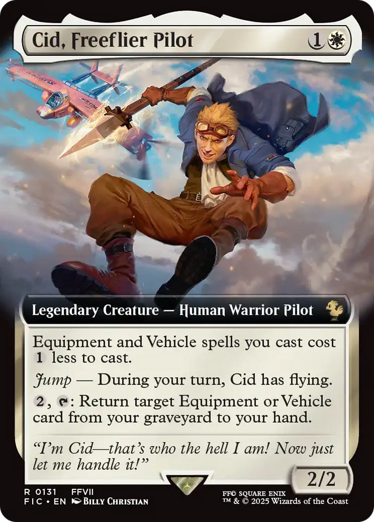Cid, Freeflier Pilot (Extended Art) [FINAL FANTASY Commander] | Deep Dive Games St. Marys