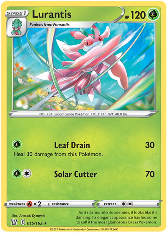 Lurantis (015/163) [Sword & Shield: Battle Styles] | Deep Dive Games St. Marys