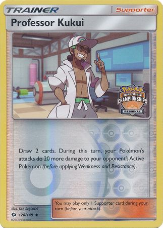 Professor Kukui (128/149) (Regional Championship Promo) [Sun & Moon: Base Set] | Deep Dive Games St. Marys