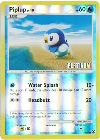 Piplup (71/100) [Burger King Promos: 2009 Collection] | Deep Dive Games St. Marys