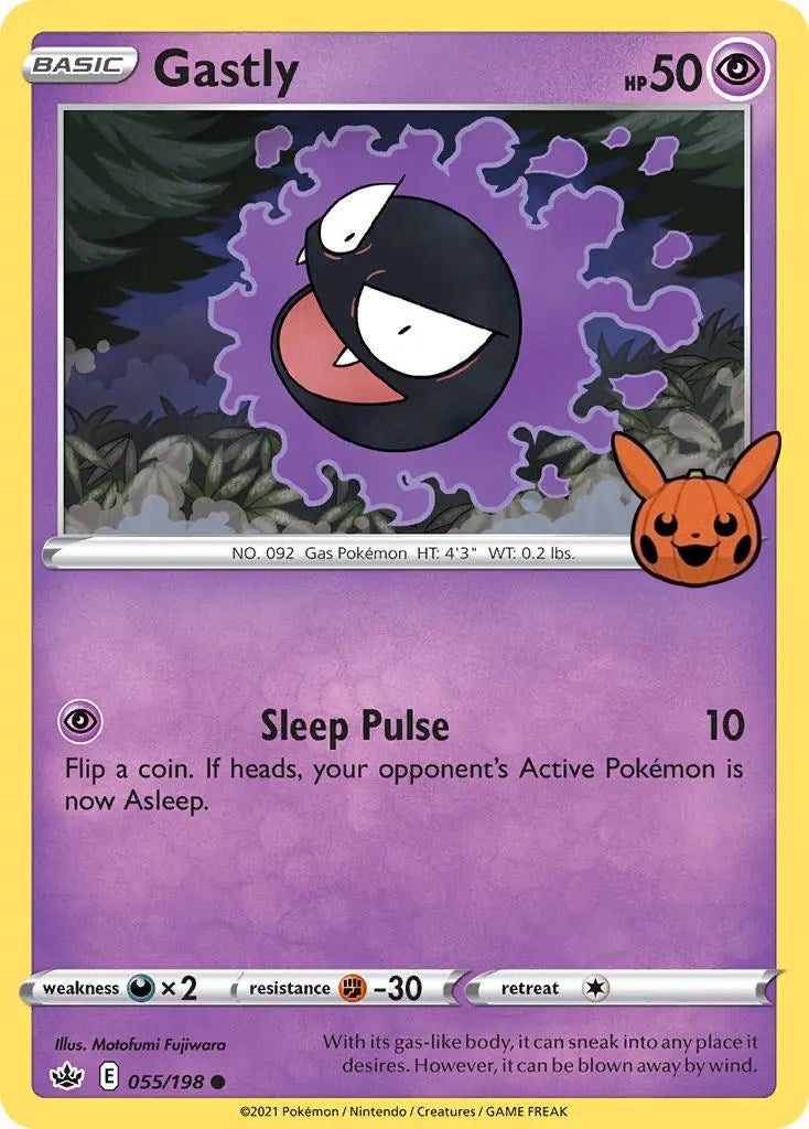 Gastly (055/198) [Trick or Trade] | Deep Dive Games St. Marys