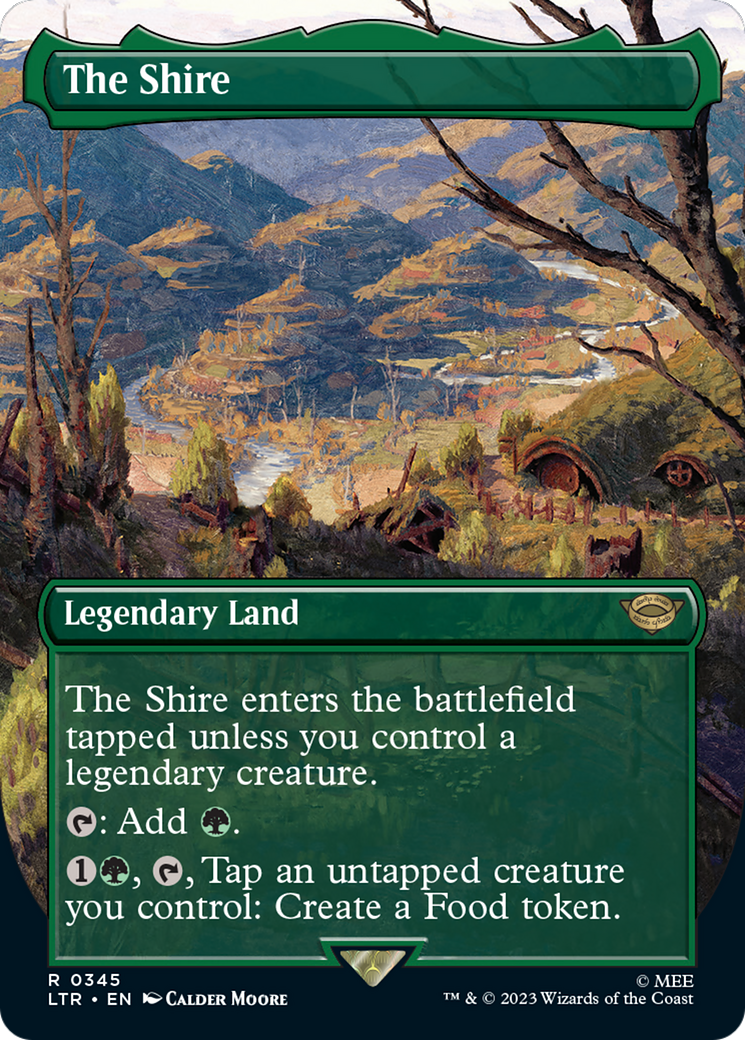 The Shire (Borderless Alternate Art) [The Lord of the Rings: Tales of Middle-Earth] | Deep Dive Games St. Marys