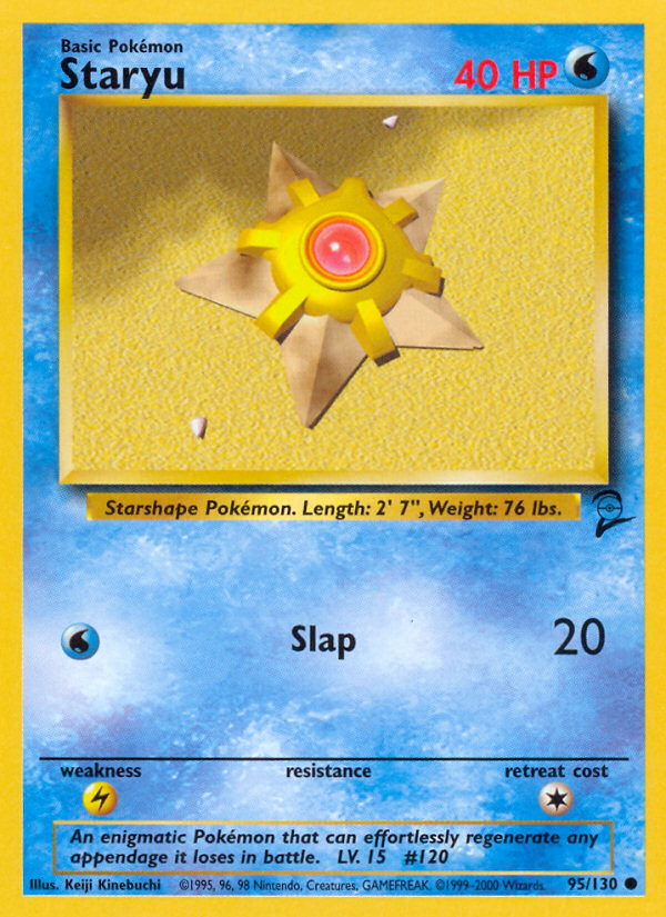 Staryu (95/130) [Base Set 2] | Deep Dive Games St. Marys