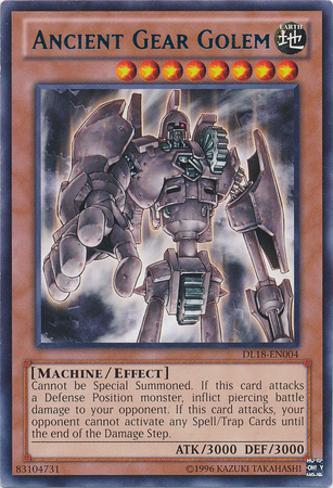 Ancient Gear Golem (Blue) [DL18-EN004] Rare | Deep Dive Games St. Marys