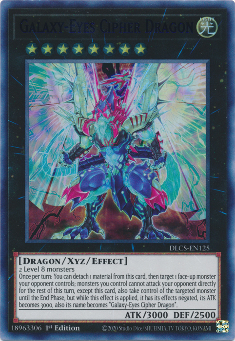Galaxy-Eyes Cipher Dragon (Blue) [DLCS-EN125] Ultra Rare | Deep Dive Games St. Marys