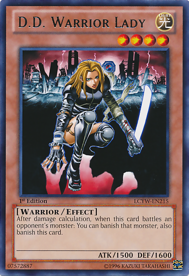 D.D. Warrior Lady [LCYW-EN215] Rare | Deep Dive Games St. Marys