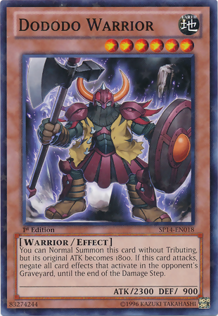 Dododo Warrior [SP14-EN018] Starfoil Rare | Deep Dive Games St. Marys