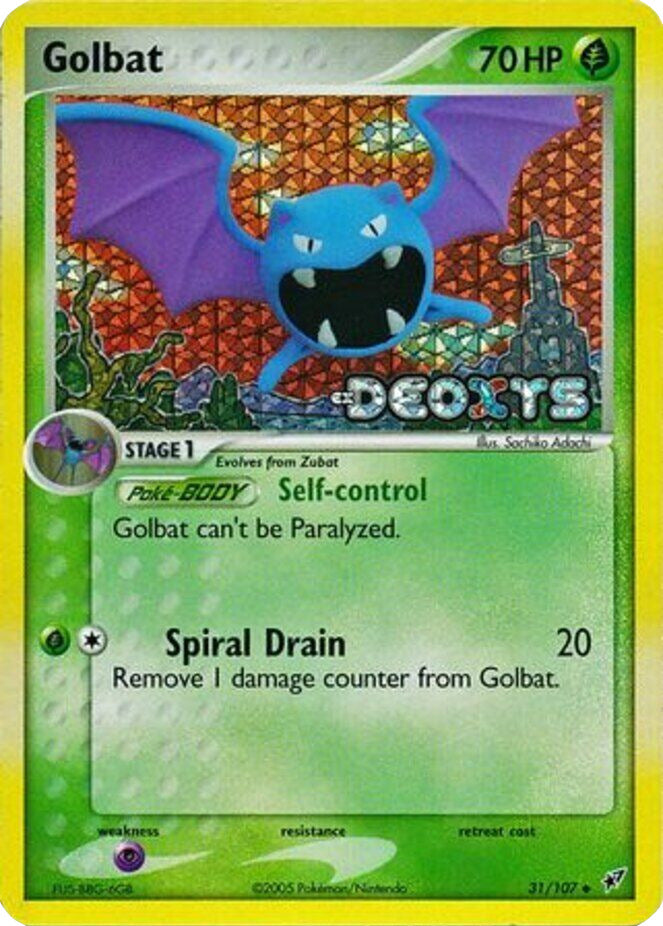 Golbat (31/107) (Stamped) [EX: Deoxys] | Deep Dive Games St. Marys