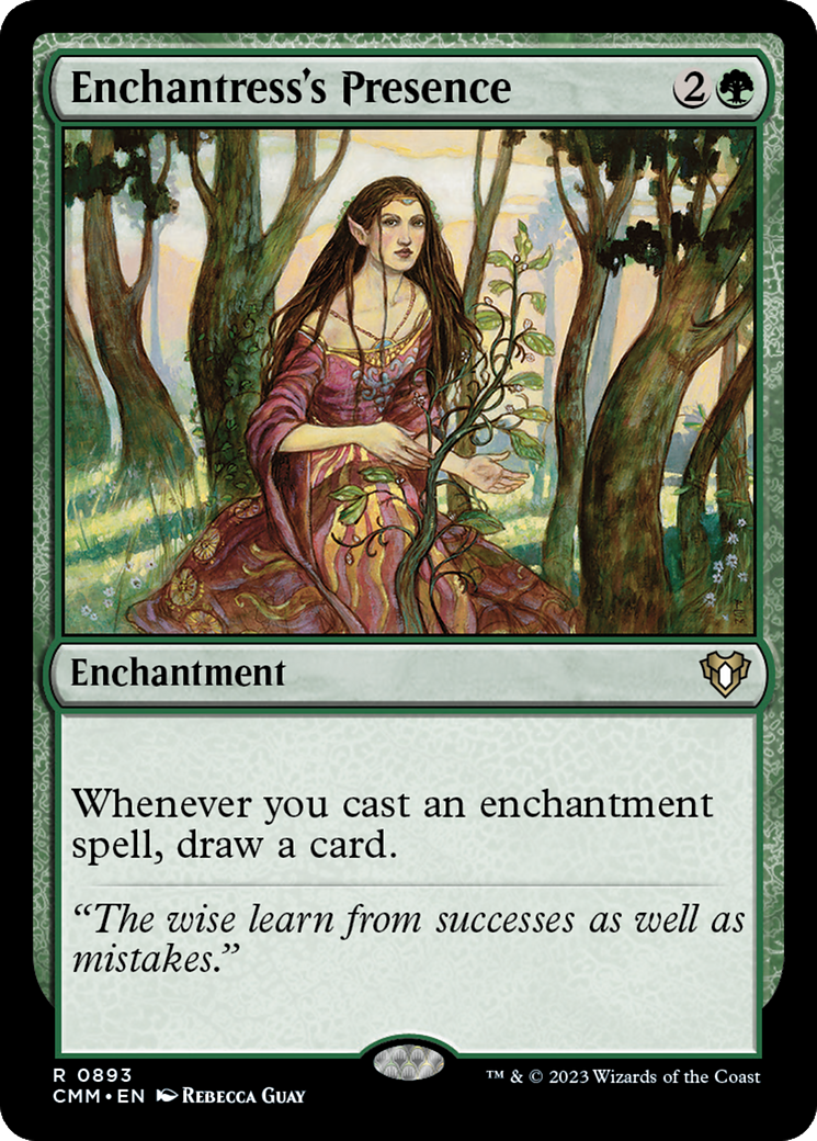 Enchantress's Presence [Commander Masters] | Deep Dive Games St. Marys