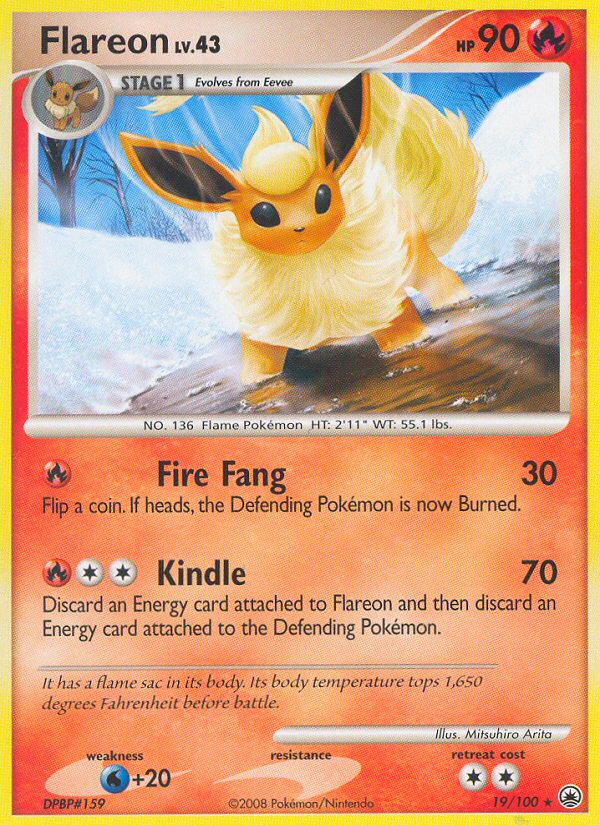 Flareon (19/100) [Diamond & Pearl: Majestic Dawn] | Deep Dive Games St. Marys