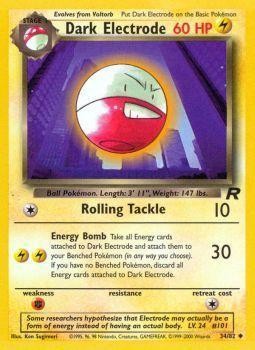 Dark Electrode (34/82) [Team Rocket Unlimited] | Deep Dive Games St. Marys