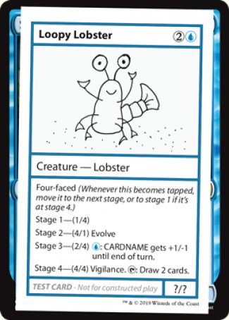 Loopy Lobster (2021 Edition) [Mystery Booster Playtest Cards] | Deep Dive Games St. Marys