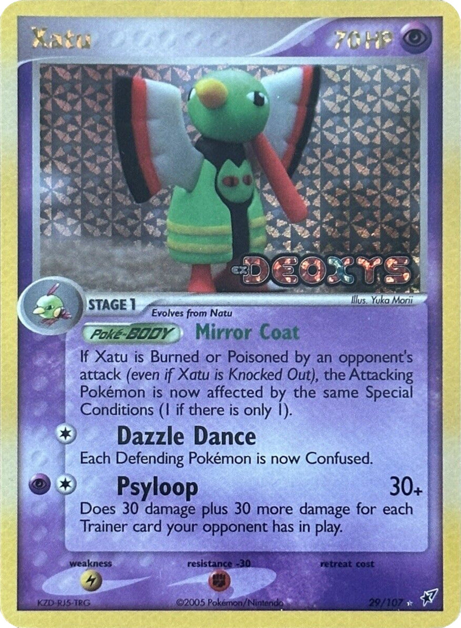 Xatu (29/107) (Stamped) [EX: Deoxys] | Deep Dive Games St. Marys