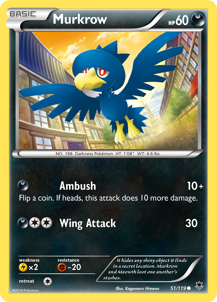 Murkrow (51/119) [XY: Phantom Forces] | Deep Dive Games St. Marys