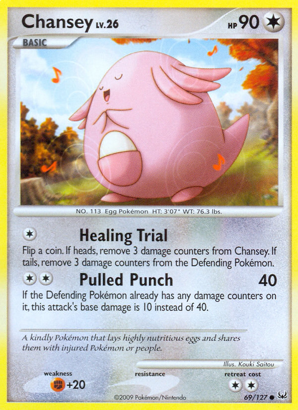 Chansey (69/127) [Platinum: Base Set] | Deep Dive Games St. Marys