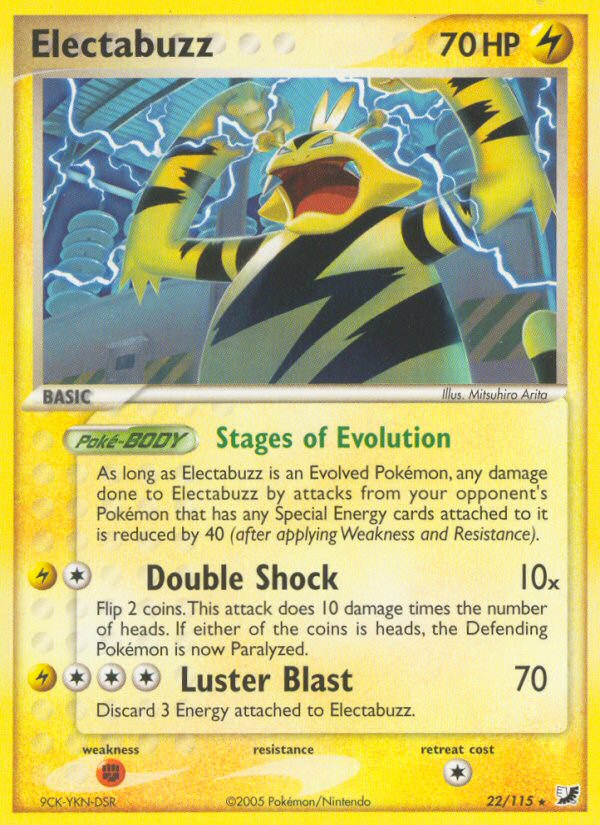 Electabuzz (22/115) [EX: Unseen Forces] | Deep Dive Games St. Marys