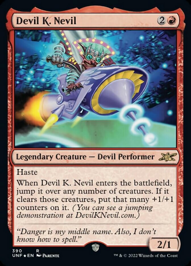 Devil K. Nevil (Galaxy Foil) [Unfinity] | Deep Dive Games St. Marys