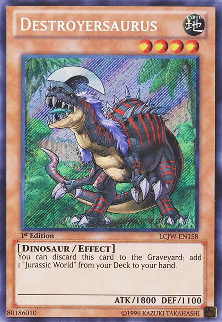 Destroyersaurus [LCJW-EN158] Secret Rare | Deep Dive Games St. Marys