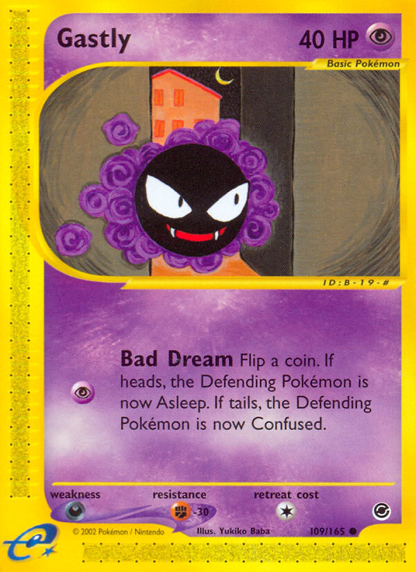 Gastly (109/165) [Expedition: Base Set] | Deep Dive Games St. Marys