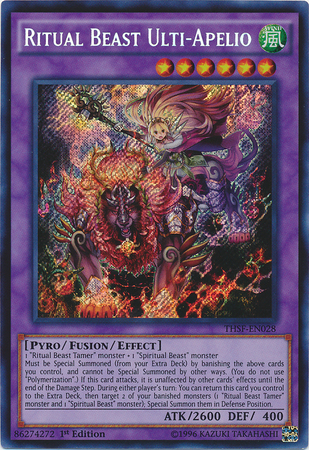 Ritual Beast Ulti-Apelio [THSF-EN028] Secret Rare | Deep Dive Games St. Marys