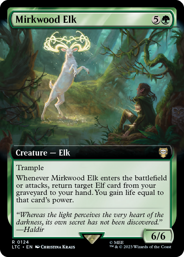 Mirkwood Elk (Extended Art) [The Lord of the Rings: Tales of Middle-Earth Commander] | Deep Dive Games St. Marys