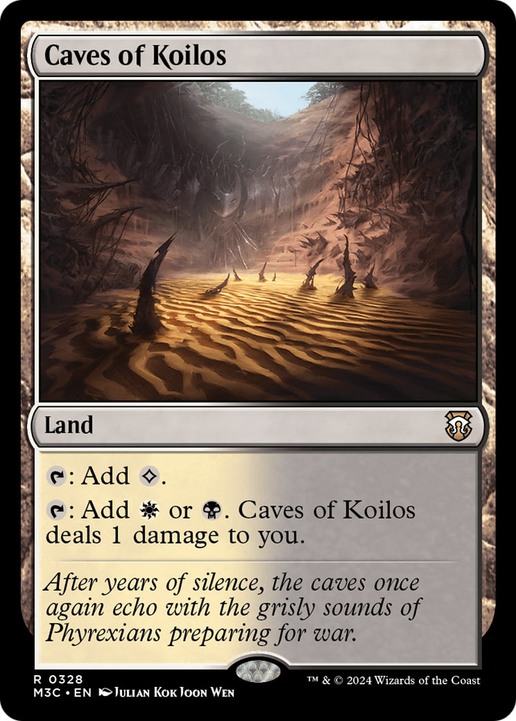 Caves of Koilos (Ripple Foil) [Modern Horizons 3 Commander] | Deep Dive Games St. Marys