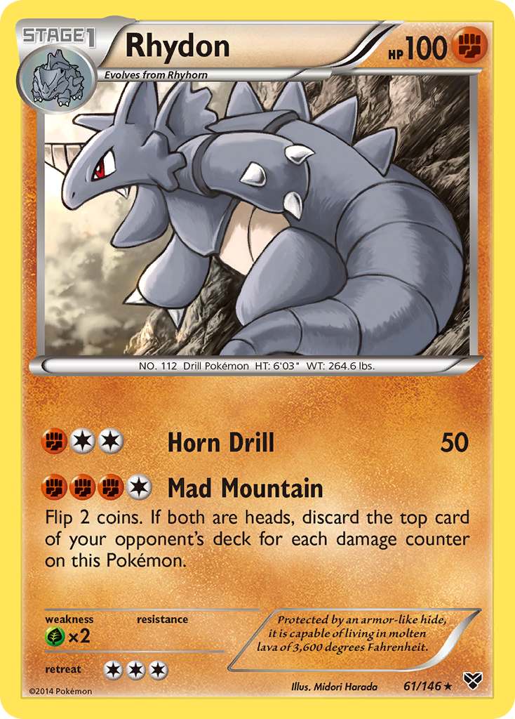 Rhydon (61/146) [XY: Base Set] | Deep Dive Games St. Marys