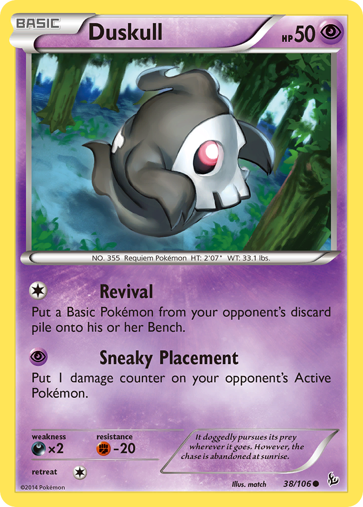 Duskull (38/106) [XY: Flashfire] | Deep Dive Games St. Marys