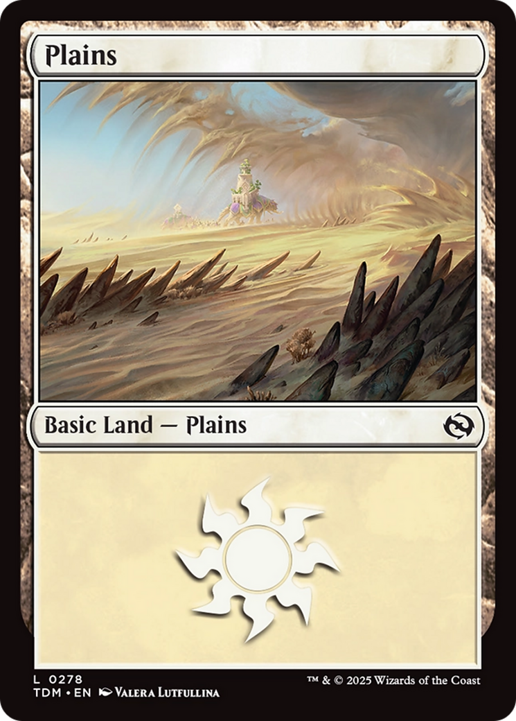 Plains (0278) [Tarkir: Dragonstorm] | Deep Dive Games St. Marys