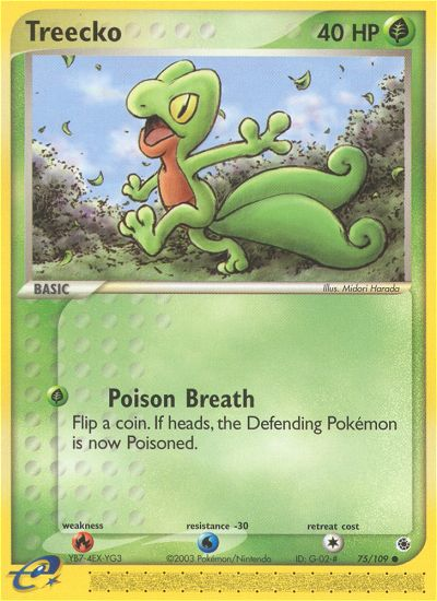 Treecko (75/109) [EX: Ruby & Sapphire] | Deep Dive Games St. Marys