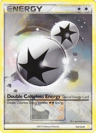 Double Colorless Energy (103/123) (League Promo) [HeartGold & SoulSilver: Base Set] | Deep Dive Games St. Marys