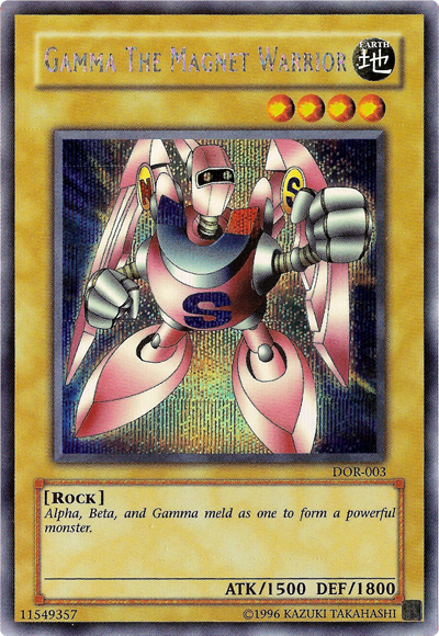 Gamma the Magnet Warrior [DOR-003] Secret Rare | Deep Dive Games St. Marys